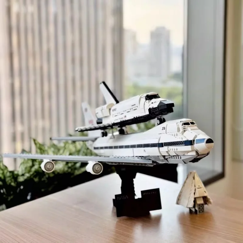 2025 Compatible MOC Sets ICONS Series Shuttle Carrier Aircraft Building Blocks Space Plane Assembly Model Educational Toy Gifts - AliExpress 