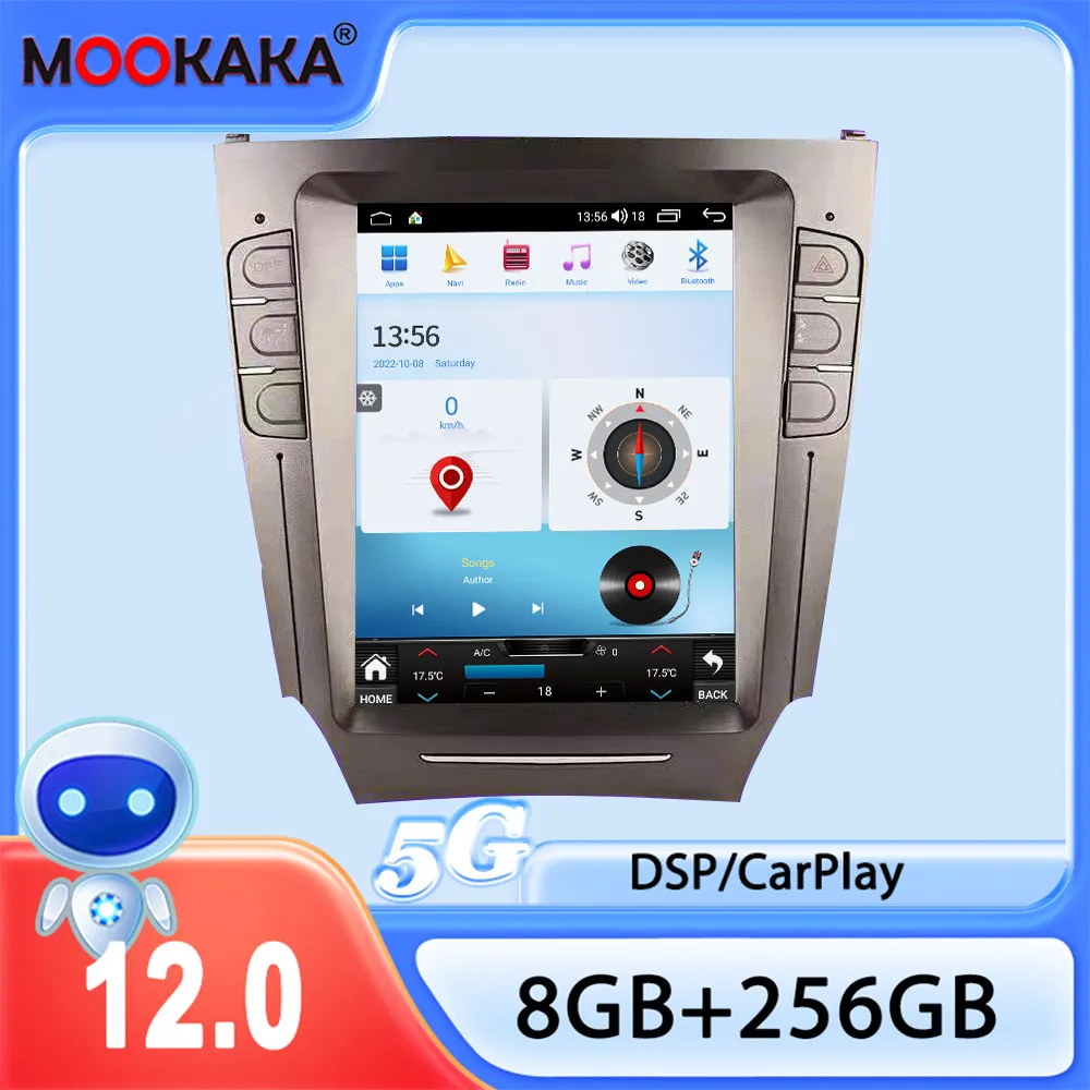 

Для Lexus IS 2005-2011 Android 12 автомобильный радиоприемник, Авторадио, мультимедийный плеер, GPS-навигация