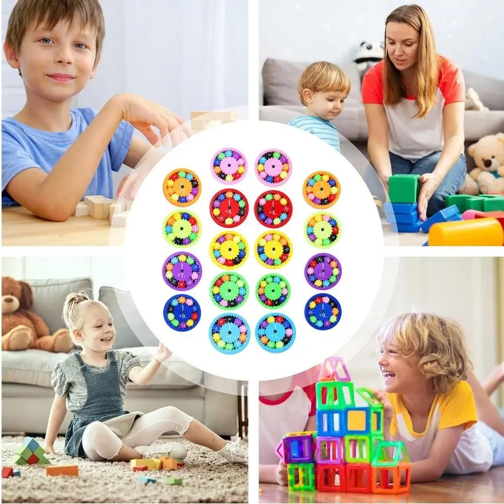 9/18PCS Educational Math Fidget Spinners Facts Spinners Intelligence Development Learning Math Fidget Toy Luminous