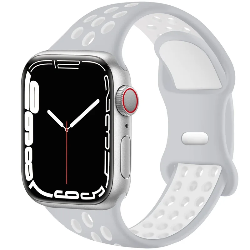 Premium Sport Silicone Strap for Apple Watch - Sleek and Comfortable Design