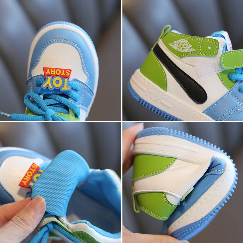 Kids Sports Shoes Spring Boys Girls Basketball Soft Soled