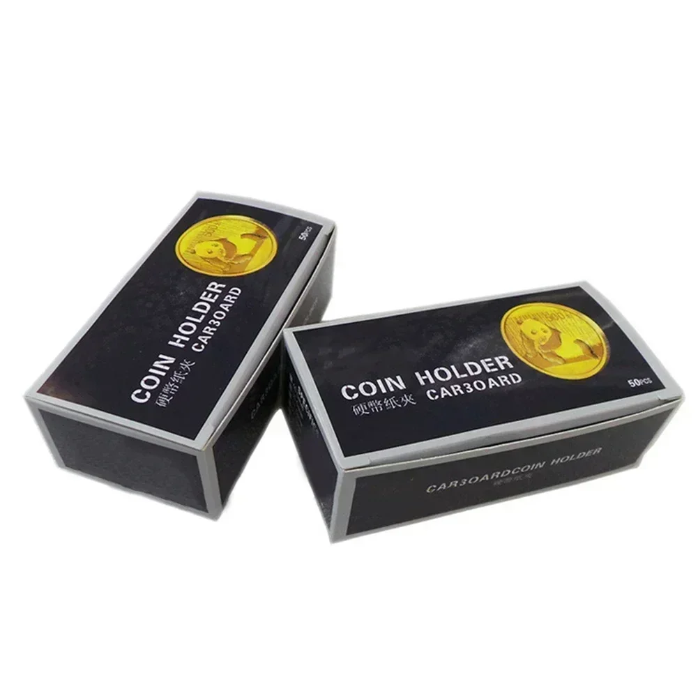 12 Specifications Cardboard Coin Holders Coin Album Collection Books Differ Size Holders Cover Flip Clip Storage Cases Box