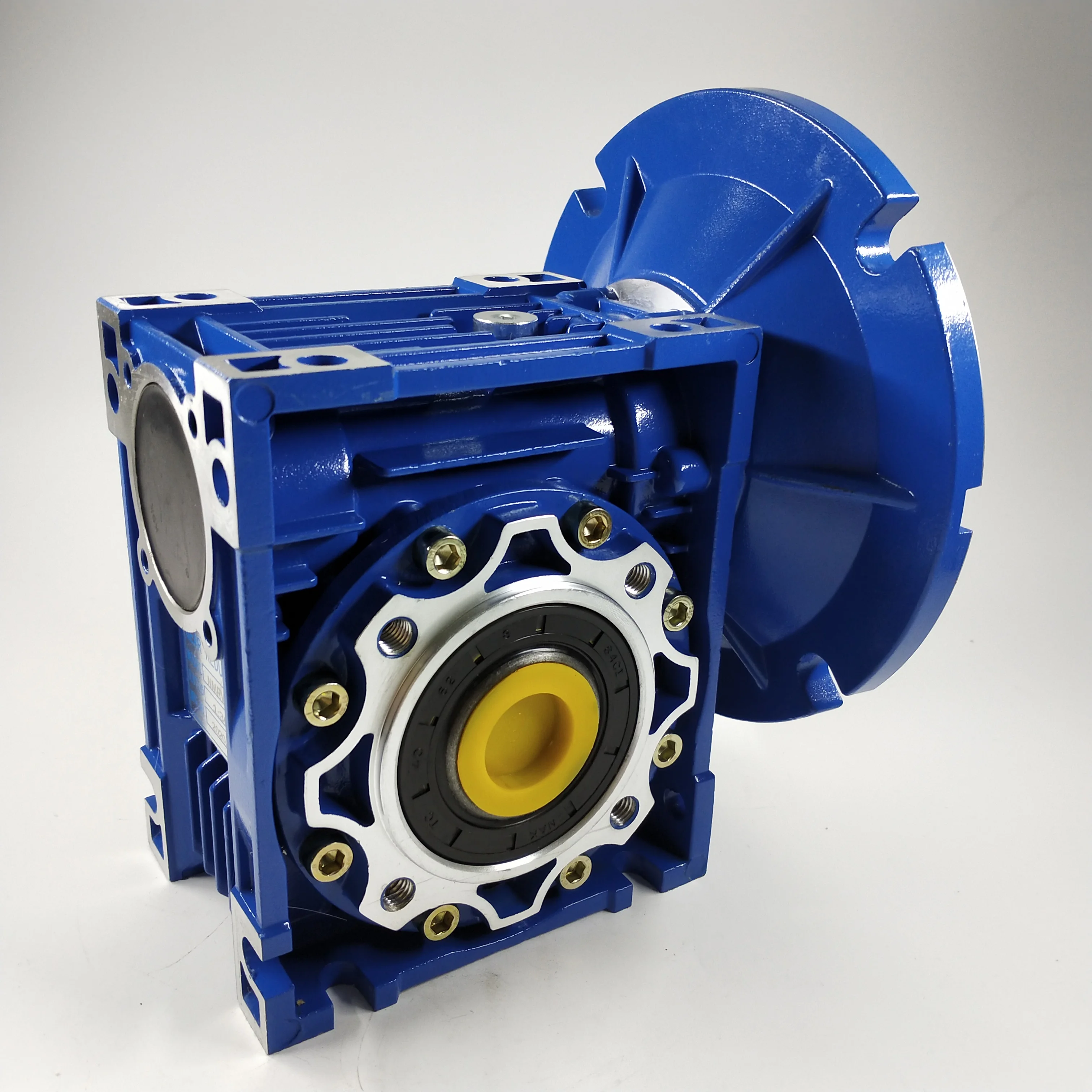 NMRV050 Worm Gear Reducer Ratio 7.5:1-100:1 Motor Frame 56C 5/8 Input Bore Right Angle Gearbox for NEMA C-Face Electric Motors worm geared motor