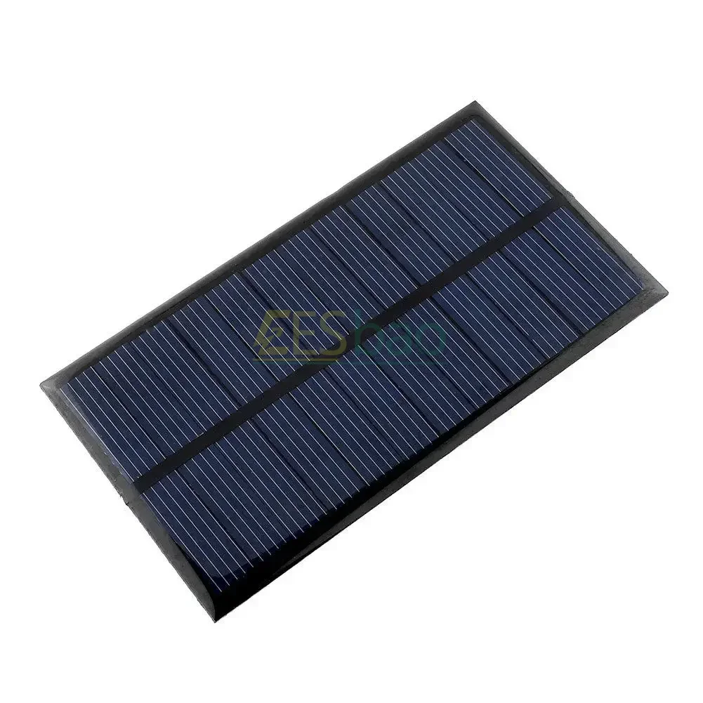 1W Mini Solar Module System DIY Battery Dropping Board PET Portable 6V Mobile Outdoor Travel Charger Power Supply 200MA