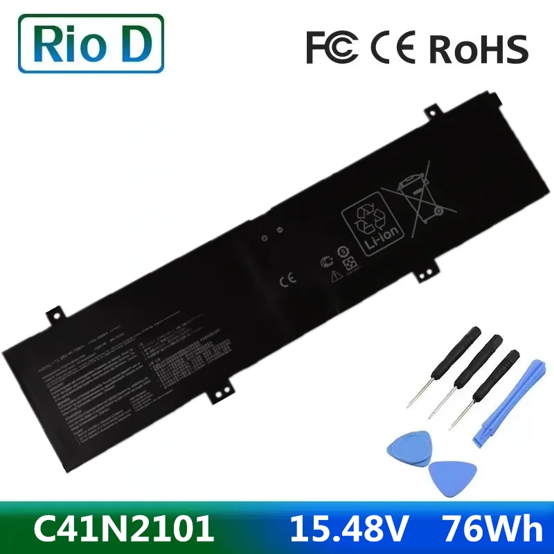 

Новинка C41N2101 Аккумулятор для ноутбука ASUS FX517Z FX517ZE FX517ZM FX517ZC FX517ZR GA402RK UM6702RA 15,48 в 4920 мАч/76 Вт/ч