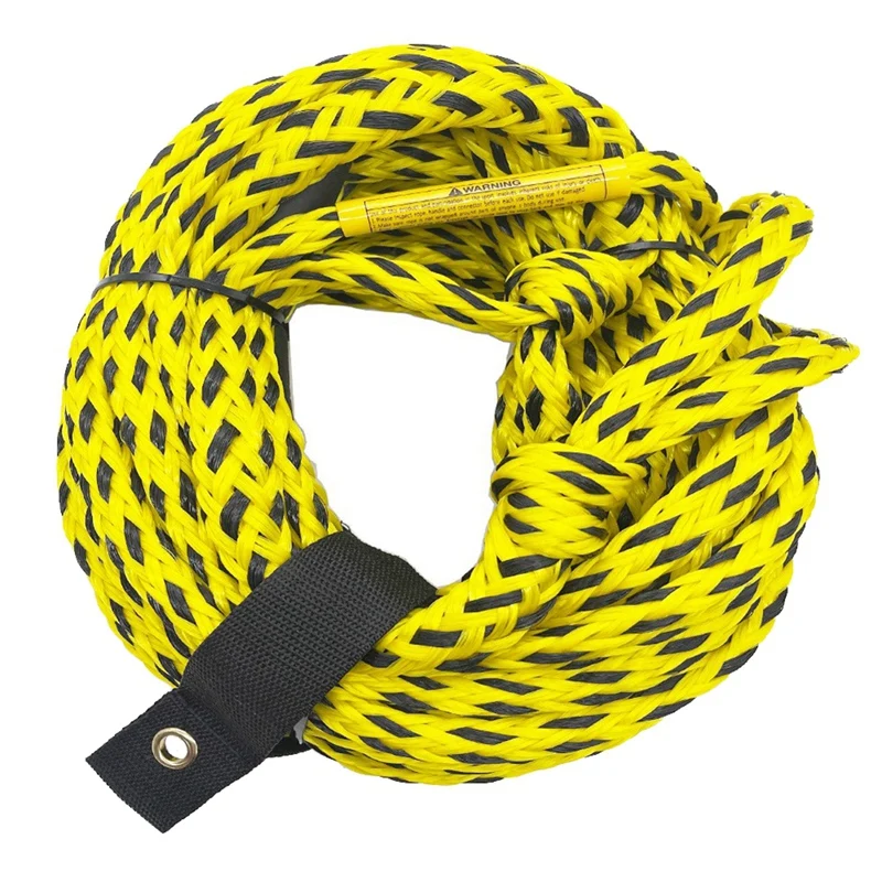 1PieceTowRopeForTubing1SectionsBoatTowRope16PersonHeavy