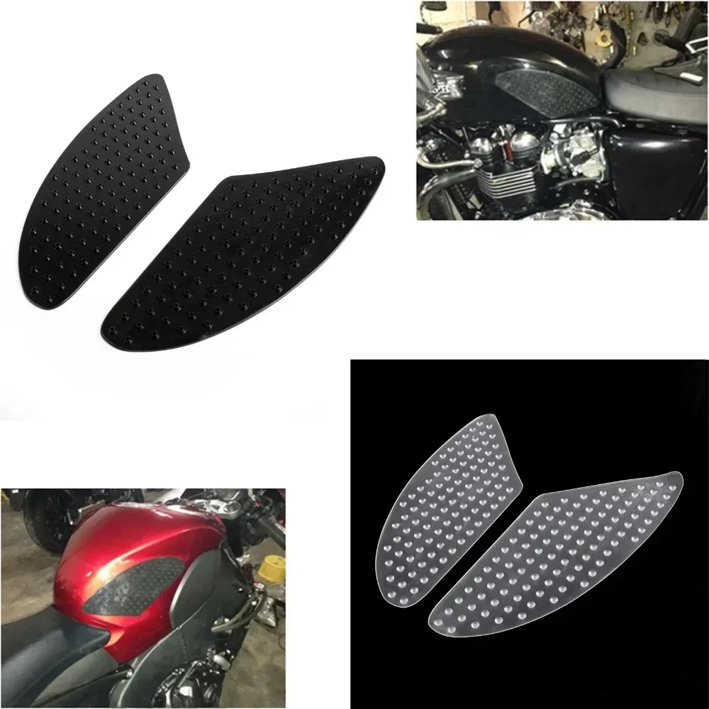 Tank Grip Traction Pad For Kawasaki Z1000 ZX6R Yamaha R1 R6 Honda CBR600RR CBR1000RR Side Gas Knee Protection