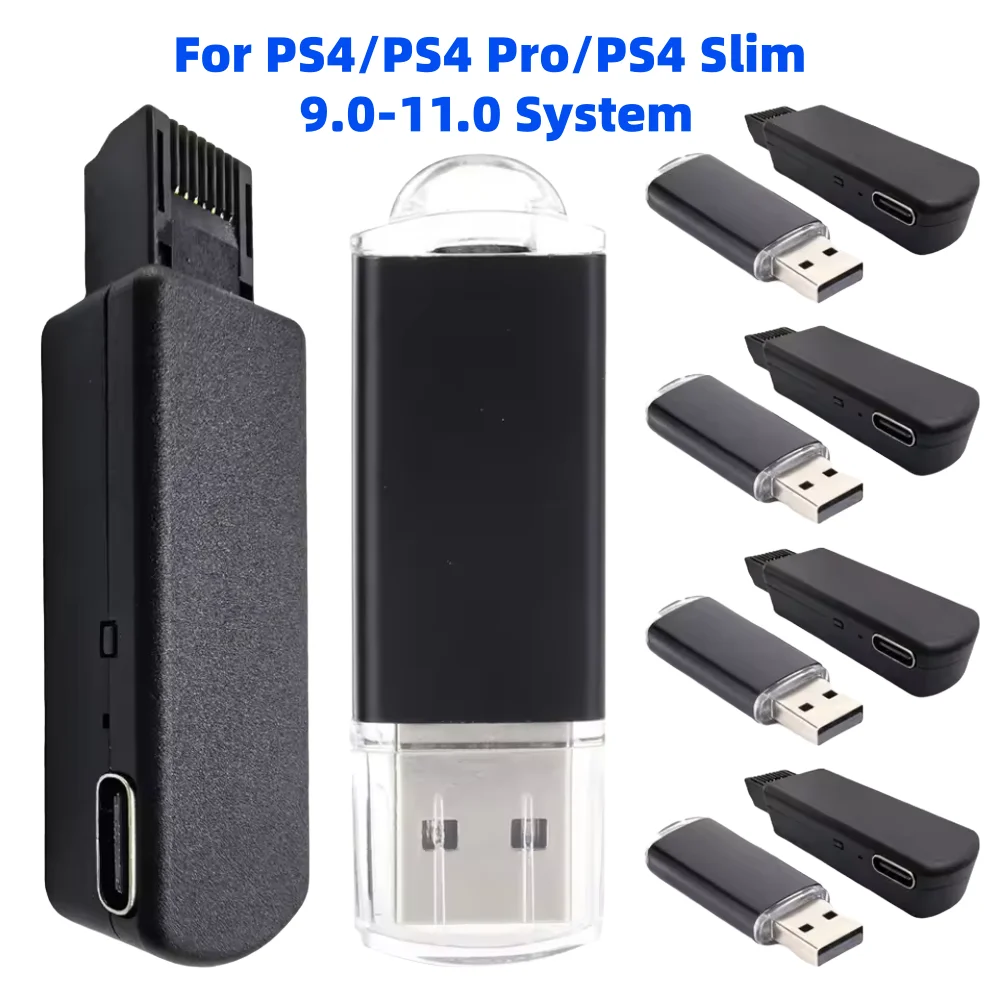 JB tool mod set For PS4 FW 9.0/11.0 One-Key JB Tool Mod Set USB Dongle JB USB Adapter with Ethernet Type-C Cable Kit for PS4 FW 9.0/11.0 System