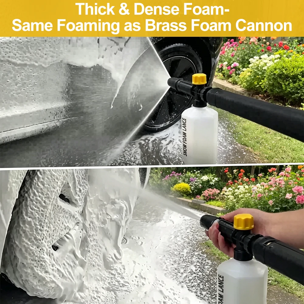 Premium Car Snow Foam Lance Nozzle for High Pressure Washers