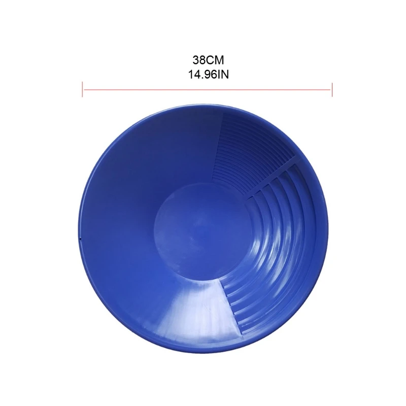 Hot Sale Plastic Gold Pan Basin Nugget Mining Pan Dredging Prospecting River Tool Wash Gold Panning Equipment 6