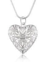Collier avec pendentif cadre Photo en argent Sterling 925, chaîne serpent de 18/20/22/24 pouces pour femme, breloque, bijoux de mariage à la mode, tendance 3