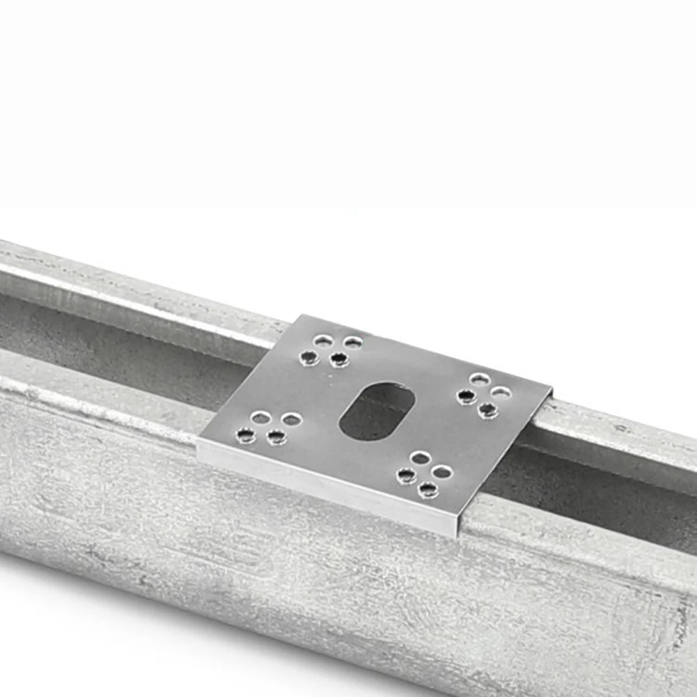 Photovoltaic Grounding Plates - C-Shaped Steel Conductive Sheets for Solar Power Installation (50-Pack)