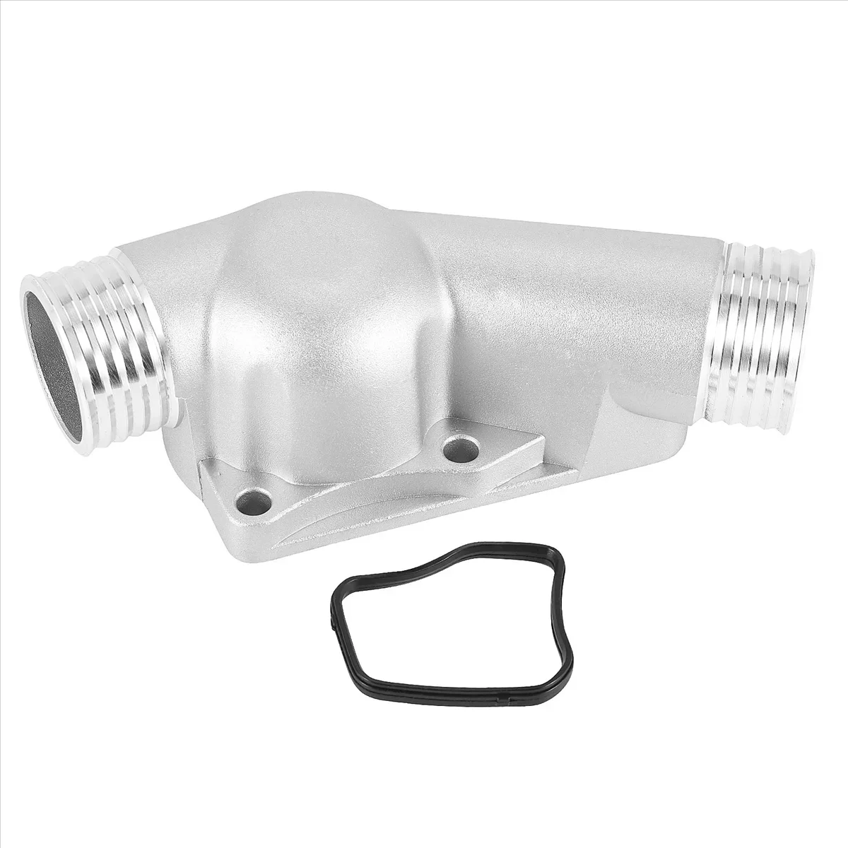 Engine Coolant Aluminum Thermostat Housing Cover With Gasket 11531722531 11531740437 for BMW M3 Z3 E34 E36 Polished BAP121178 engine gasket set engine gasket kit replacement gasket set car wire harness clip