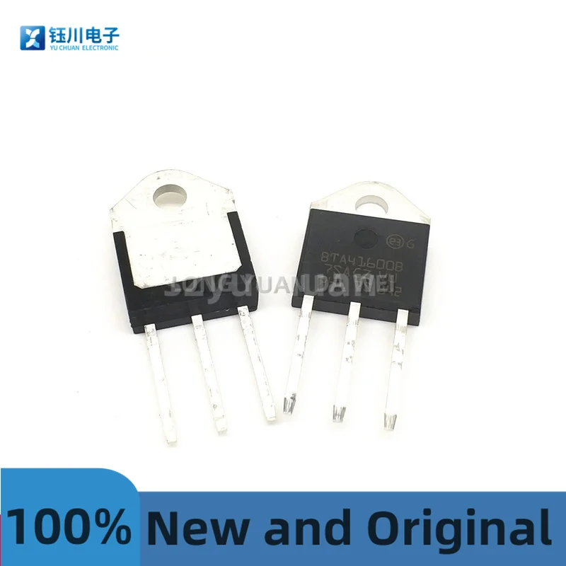 (5pcs) Bta41-600b New Original Top-3 Package 40a/600v Three-terminal Triac Bta41-600brg