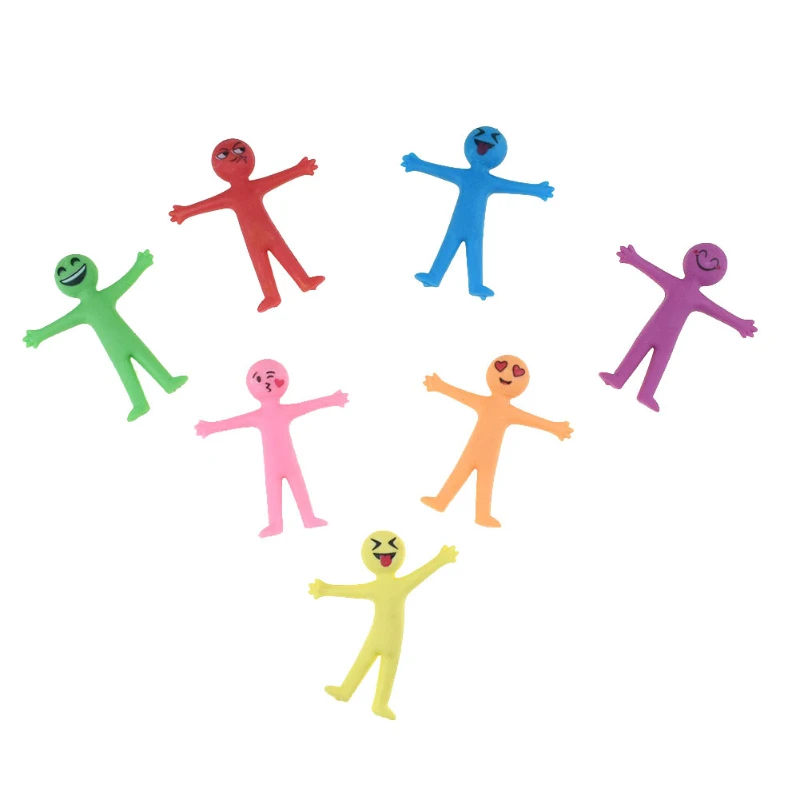 

10-Pack Novel Stretchy Stretchy Toy Cute Colorful Yellow Stress Reducing Stretchy Fidget Gift Creative Doll Toy