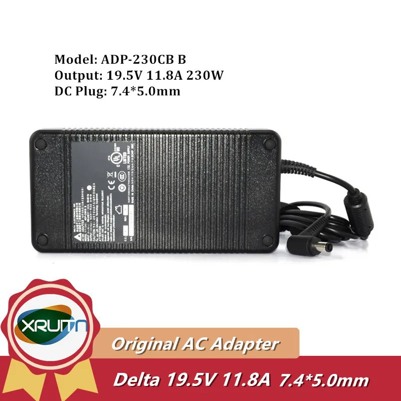 Caricabatterie Adattatore Ca Originale Delta 19.5V 11.8A 230W Adp-230Eb T Adp-230Cb B Per Pc Portatile Da Gioco Msi Gt72 Wt72 Ms-1781Gt80 Ms-1812