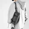 Men Crossbody Bag Nylon Round Cylindrical Backpack Rucksack Cross Body Shoulder Bag Travel Male Sling Side Messenger Chest Bag 2