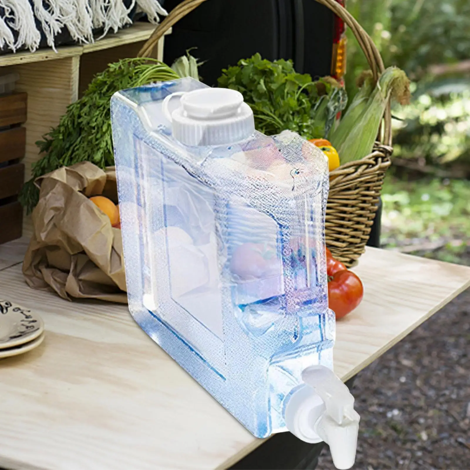 3L Outdoor Camping Water Tank Large Capacity Portable Water Container With Faucet No Leakage Water Bucket For Camping Picnic