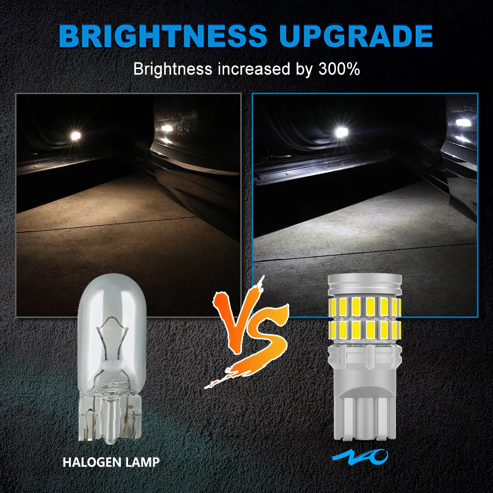 NAO  LED , ſ  ڵ ȣ, ǳ , 12V 194 168 ȭƮ ڹ , ڵ  , 2x W5W, T10
