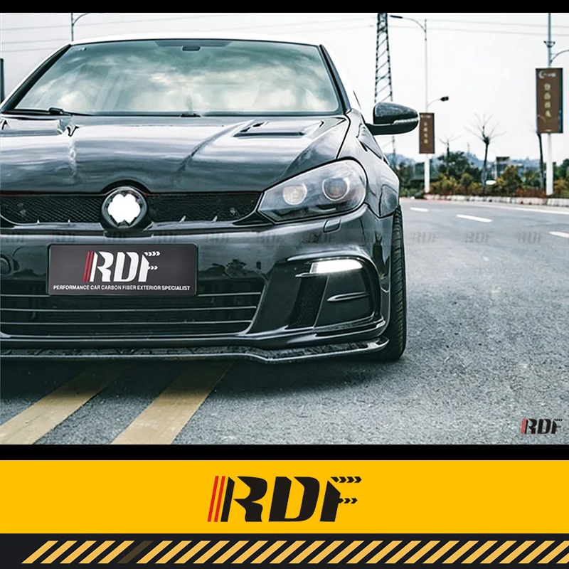 Suitable for Volkswagen MK 6 VW GOLF 6 GTI R20 R Modified Carbon fiber Centre Grille Honeycomb Mesh Car Front Bumper Radiator