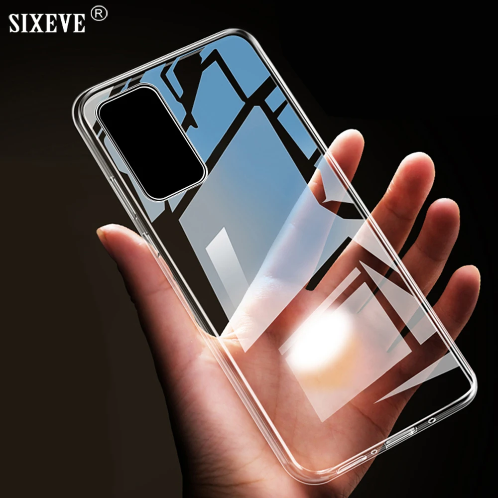Transparent Silicone Protective Phone Case - Slim, Soft Shell Back Cover