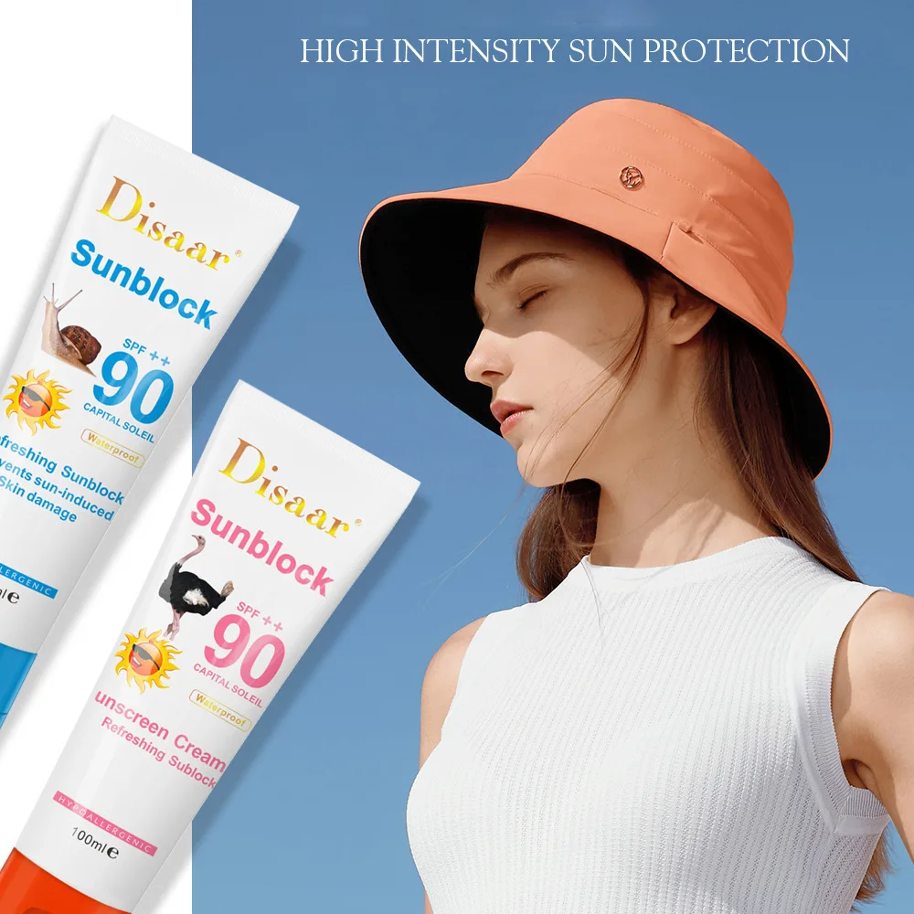 SPF90+++ Facial Body Sunscreen Whitening Concealer Sun Cream Sunblock Skin Protective Cream Anti Sun Facial Protection Cream