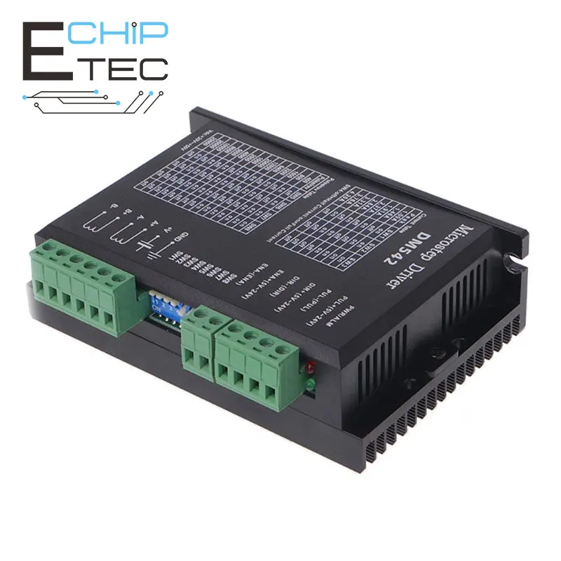 

Free shipping 1PCS DM542 DSP Digital 42/57/86 Stepper Motor Driver Controller 256 Subdivision Replace M542/TB6600