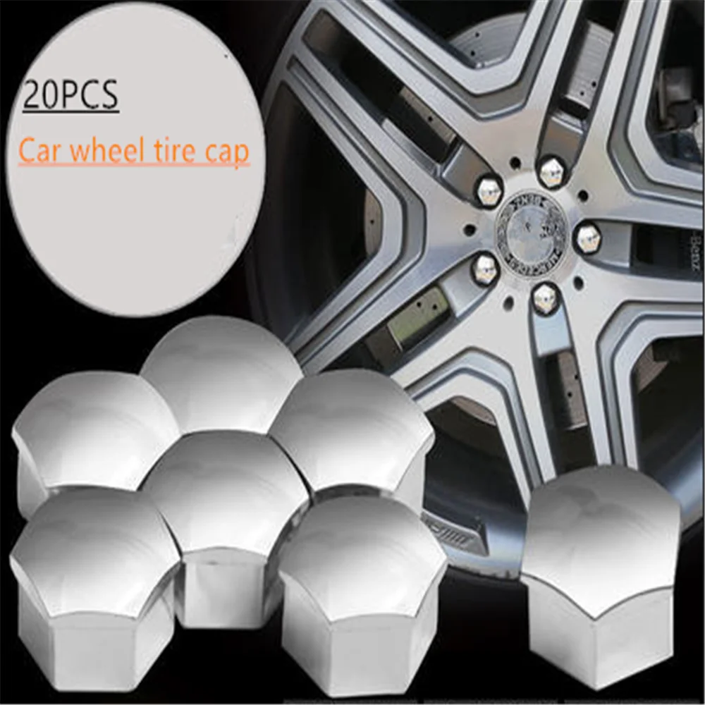 20pcs Car Wheel Nut Caps Protection for Renault Megane 2 3 RS Duster Logan Clio Laguna 2 Captur