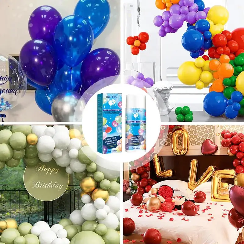 100ml Balloon Shine Spray Anti Fading Oxidation Polish Restore Ballon Gloss  Enhance Party Atmosphere Balloon Brightener Spray - AliExpress