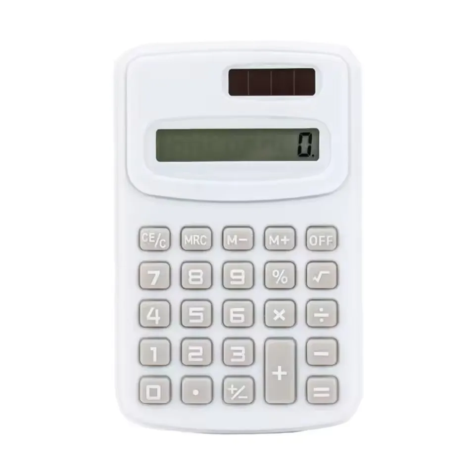 Compact Solar Scientific Calculator with Large Display - Portable & Cute Design