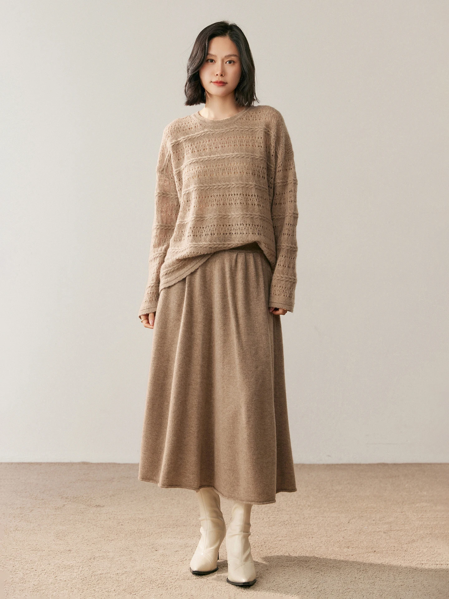 Cashmere Skirt Styling 9