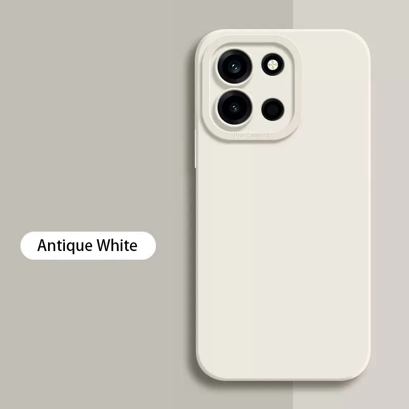 Premium Matte Solid Color Soft Silicone Phone Case - Durable and Stylish Back Cover