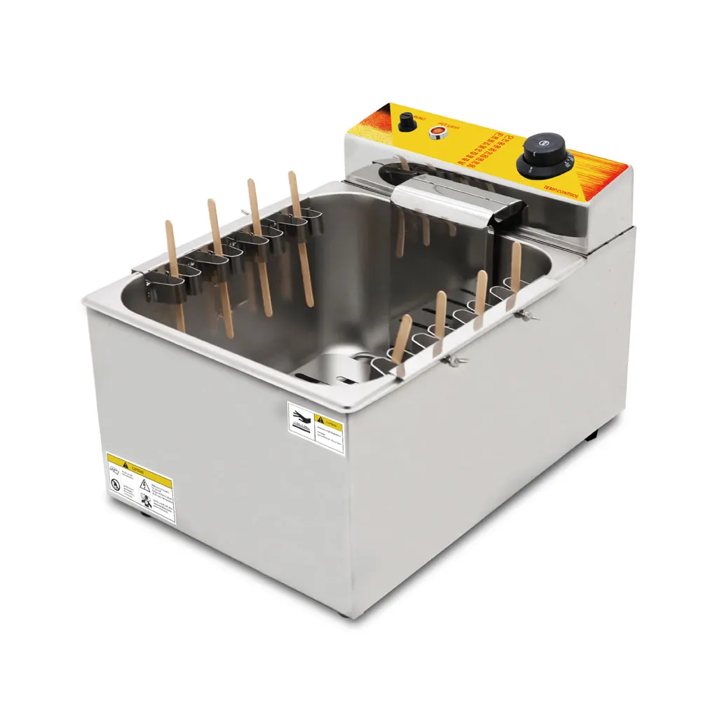 Version Deep Fryer Oil Hot dog Machine Cheese Stick Frying Machine Stainless Steel Electric Fryer