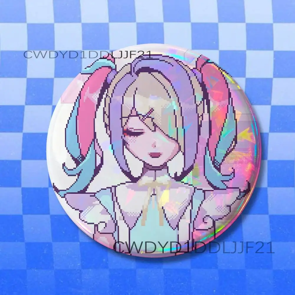 K-Kangel Needy Streamer Overload Button Pins Coole Anime Cosplay Abzeichen Kleidung Rucksack Dekorationen Broschen Geschenke – Detail 9