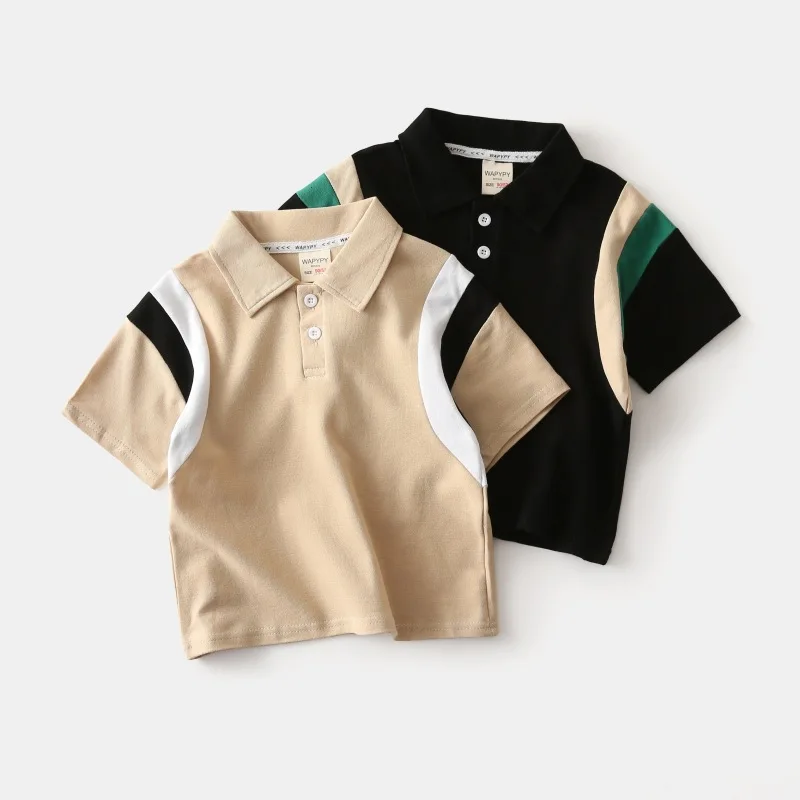 

Boys T-shirts Summer 2024 Children's Clothing Cotton Polo Shirts For Baby Boys Casual Tops Outerwear Kids Casual Costume Toddler