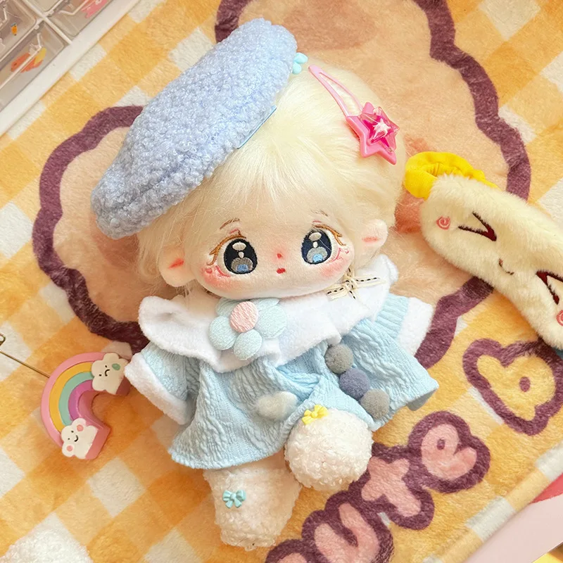 20cm Kawaii Plush Cotton Doll Lovely Stuffed Idol Doll Cute Star Figure Dolls Dress Girls Kids Birthday Gift - 2
