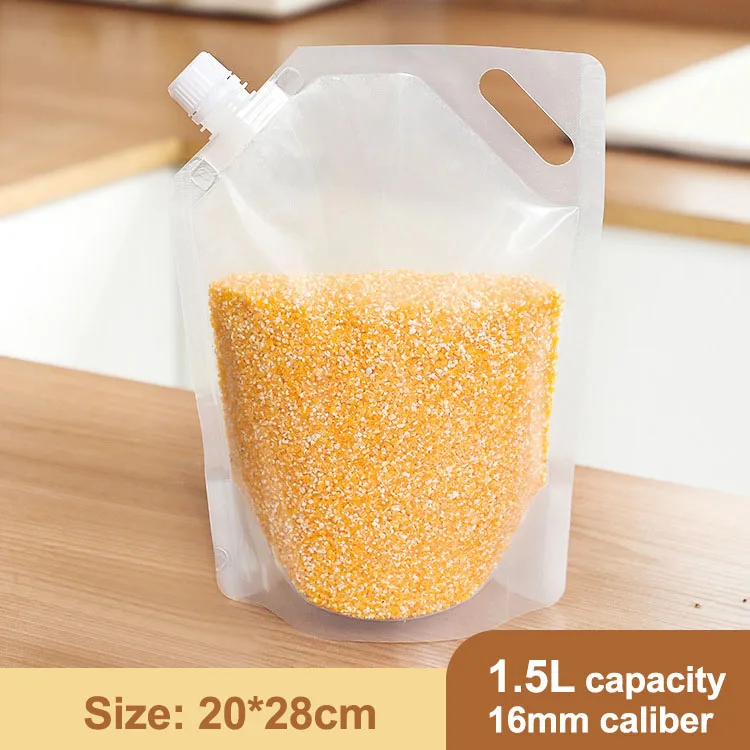 Kitchen Grain Cereals Storage Bags Moistureproof Rice Cereals Food