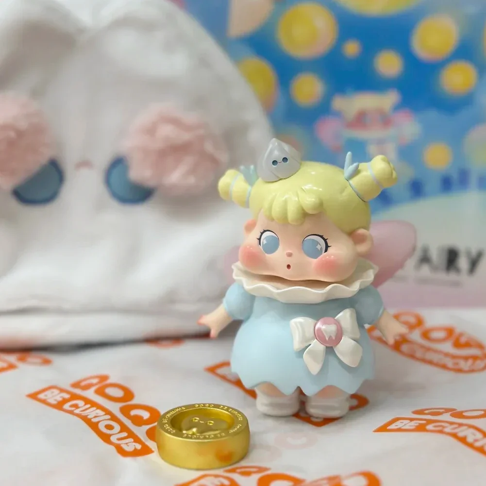 Qoqo-建物の妖精のフィギュア,レストランのないおもちゃ,幸せな女の子