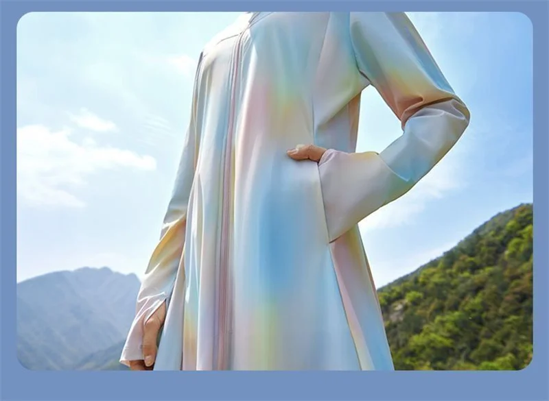 Jaqueta solta de seda solar para mulheres, cardigã feminino, roupas com capuz, roupas versáteis, coreana, verão, nova, 2024