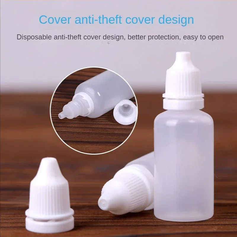 Refillable Bottle Squeeze Bottle Refillable Empty Bottle Refillable Cosmetic Bottle Cosmetic Bottle Set Refillable Liquid Container Refillable Bottle Set Dropper Bottle 50Pcs 5ML/10ML/15ML/20ML/30ML/50ML/100ML PE Plastic Dropper Bottles Empty Squeezable Eye Liquid Travel Paint Containers