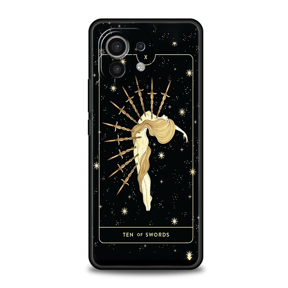 Hexen Mond Tarot Mystery Totem Telefon Fall für Xiaomi Poco F4 F3 X3 X4 X5 GT NFC M3 M4 11 Ultra 12 13 Note 10 Pro Lite 5G Abdeckung – Detail 2