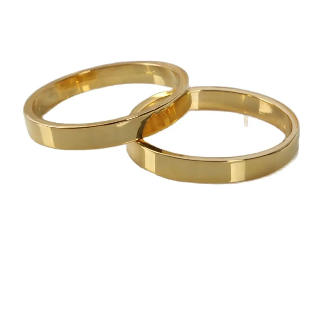 SHSEJA 6pcs/lot Simple napkin ring alloy golden ring napkin buckle napkin ring fashion home napkin ring desktop decorations