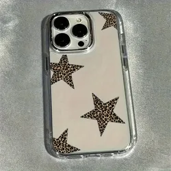 Leopard Print Five - Pointed Star Phone Case - Oppo F31 Pro 5G (LYK - 344HSQ129D1)