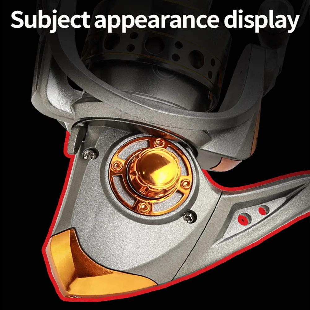 Spinning Fishing Reel CNC Metal Spool Fishing Reel All Purpose Fishing Spinning Reel for Saltwater and Freshwater