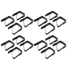 

16 Pcs Black Black Tablecloth Clip Tablecloth Fixing Clip 5X4cm Tablecloth Clip For Buffet Banquet/Barbecue/Garden Party