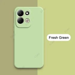 Enhanced Liquid Silicone Shockproof Case - Soft Protective Anti - Drop Back Cover for Redmi 17 5G (Fresh Green)