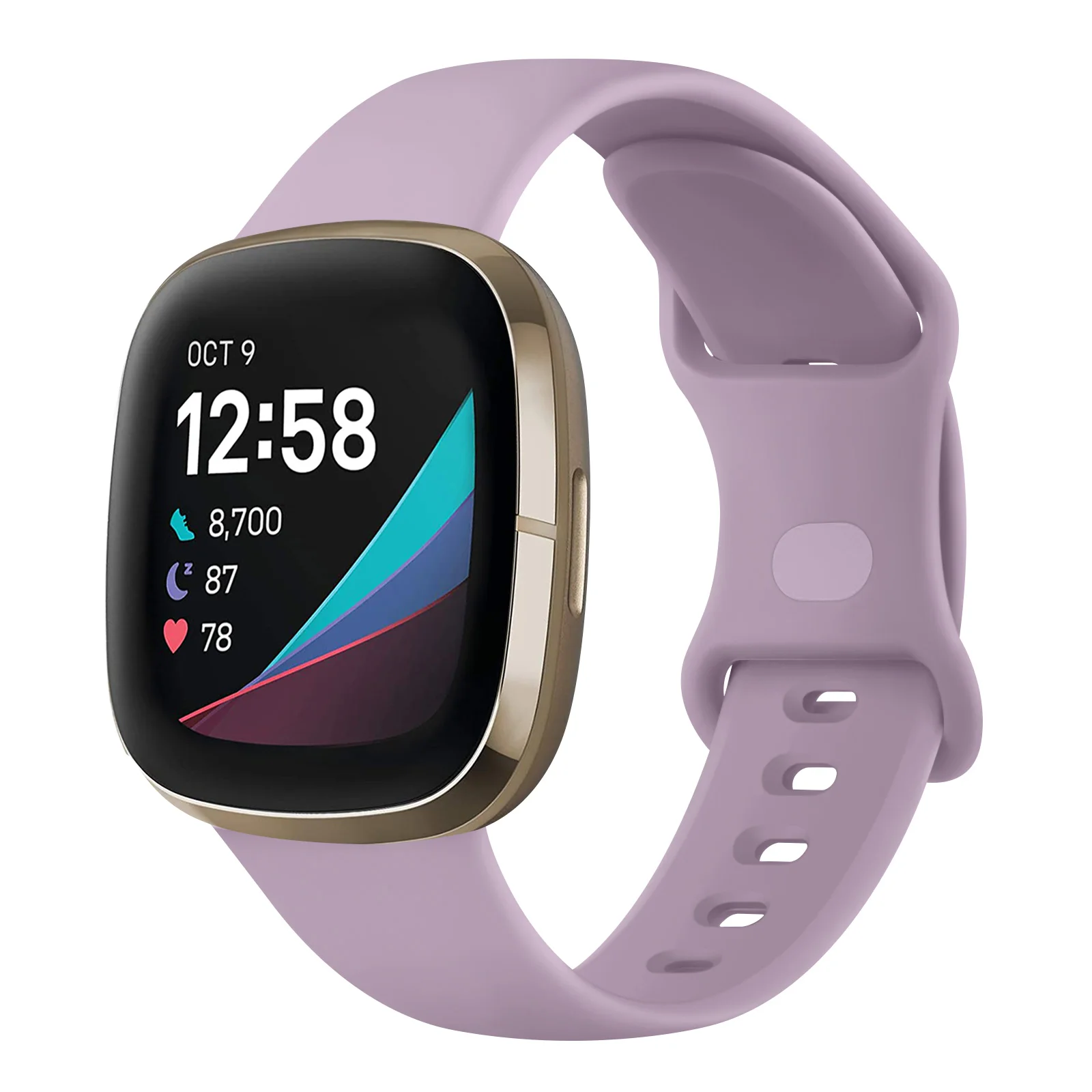 Silicone Smartwatch Strap - Adjustable Wristband Bracelet