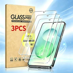 3 - Pack Premium Tempered Glass Screen Protector - Ultra - Durable 9H Hardness - Tempered glass
