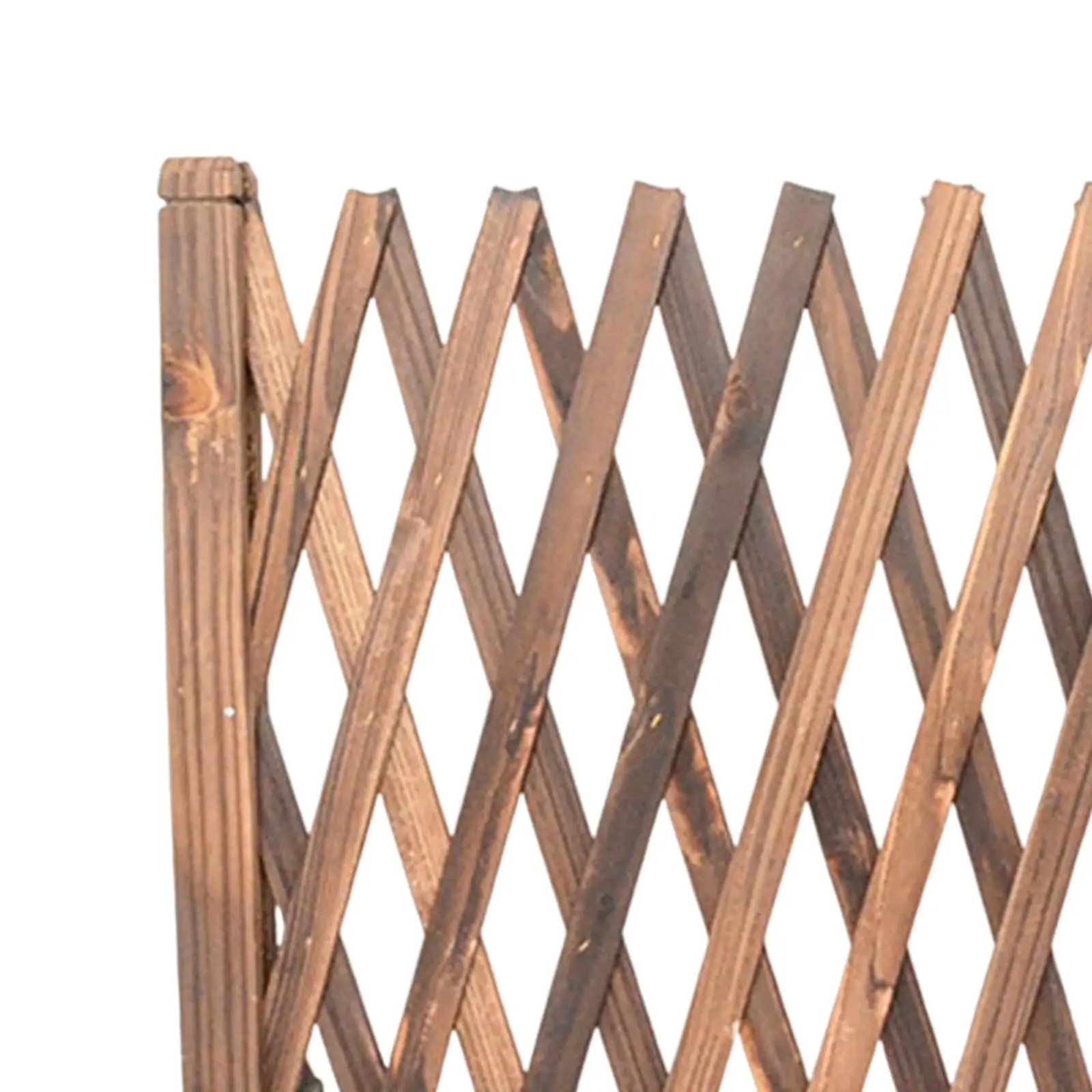 Expandable Wood Fence Lattice Fence Extendable Trellis Fence for Entrance