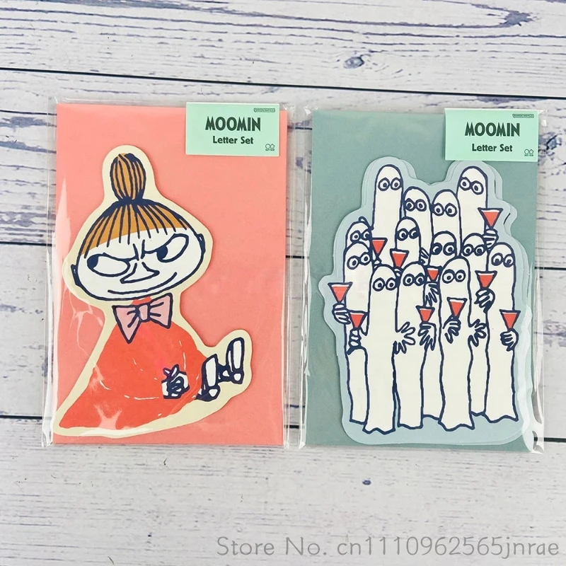 Bandai Sunstar Moomin 2026 Life Series Blocco Memo Adesivo Fustellato con 4 Design, Cartella Porta Documenti, Cancelleria per Ufficio per Uso Quotidiano - immagine 2